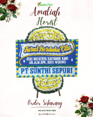 Papan Bunga Duka di Lawang Kidul