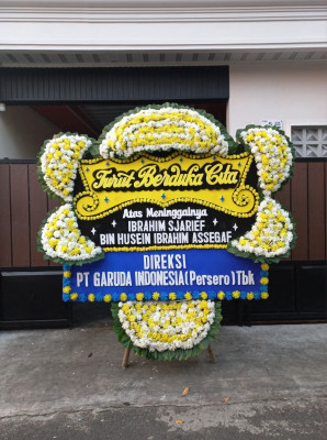 Papan Bunga Duka di Lawang Kidul